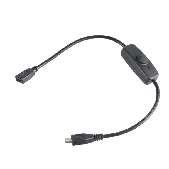 Small USB Extension Cable with Integrated Power Switching for Seamless Charging of Phones Tablets and More