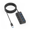 thumbnail image 1 of Small USB Hub MultiHub 7/4 Expandable Port for Seamlessly Device Management, 1 of 11
