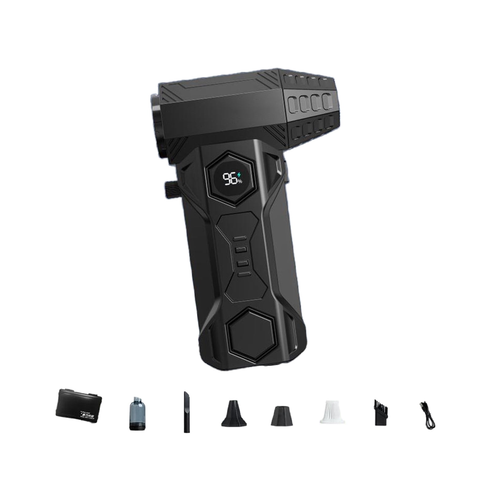 Small USB Powered Boosts Blower 580000 High Speed Air Dusters Ergonomic Grip For Electronics Car Cleaning Use