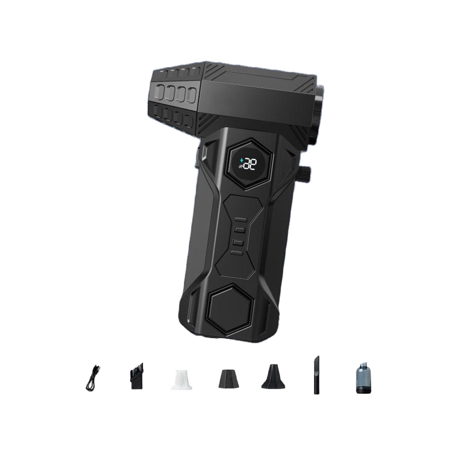 Small USB Powered Boosts Blower 580000 High Speed Air Dusters Ergonomic Grip For Electronics Car Cleaning Use