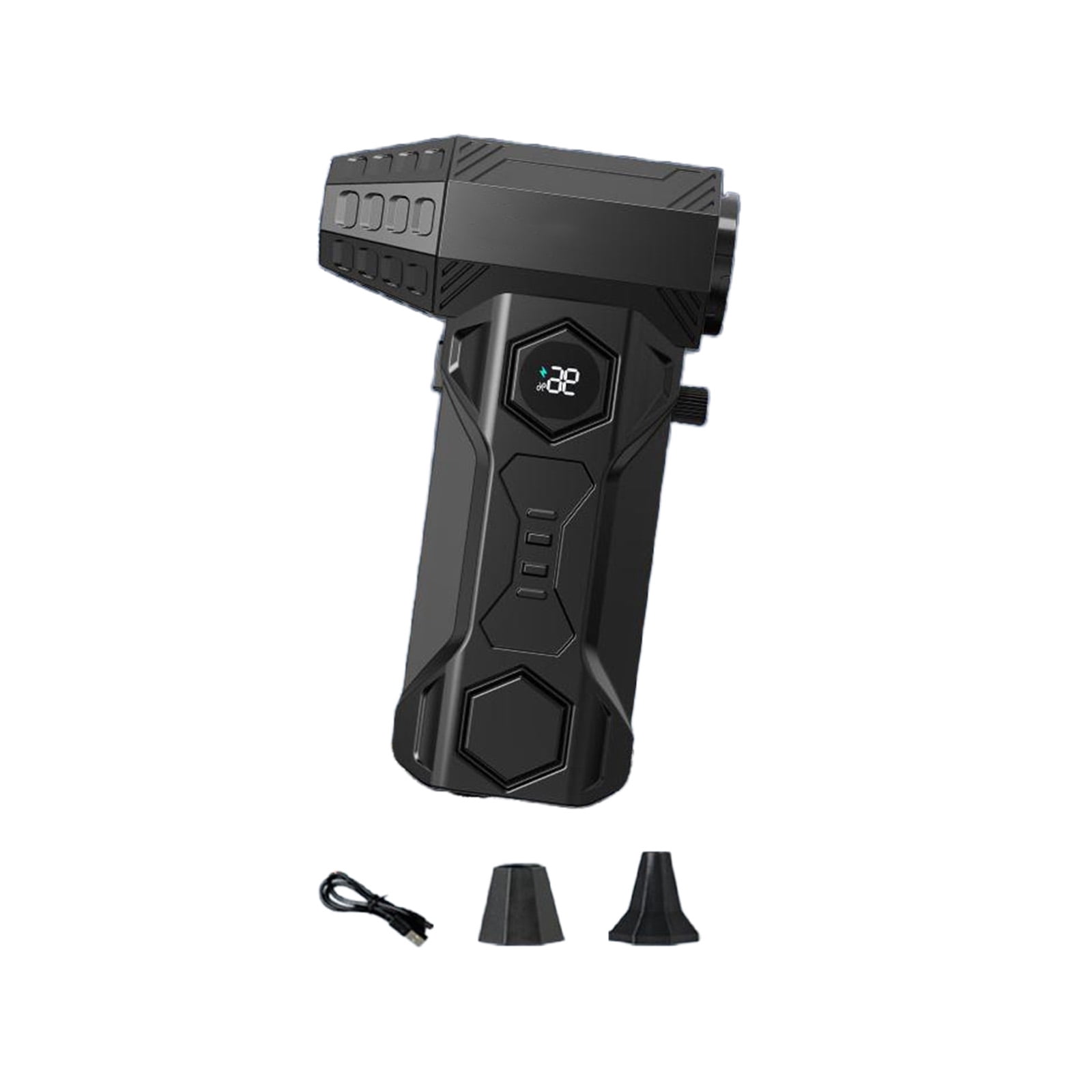 Small USB Powered Boosts Blower 580000 High Speed Air Dusters Ergonomic Grip For Electronics Car Cleaning Use