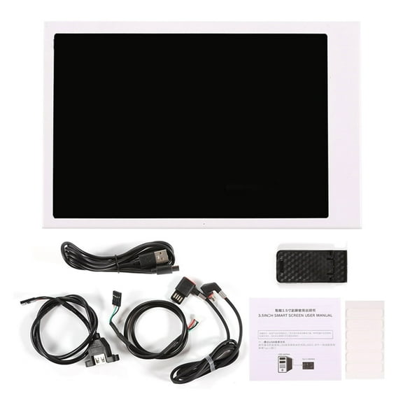 Small USB Screen 3.5" Display UsbC Screen for Computer Data Memory and Temperature Display