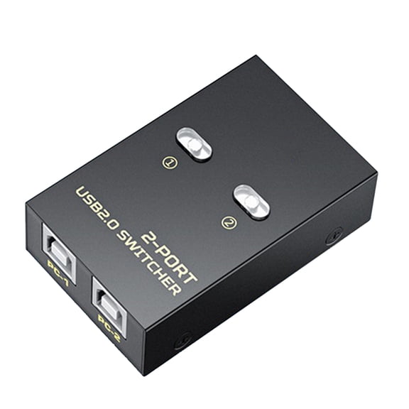 Small USB Sharing Switcher USB Printer Sharing Hubs for or Home Use Effortless Plugs and Play Functionality
