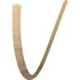 thumbnail image 1 of Small Unfinished Wood Letter V, Paintable 8'' Tall Craft Script Letter, DIY, 1 of 3