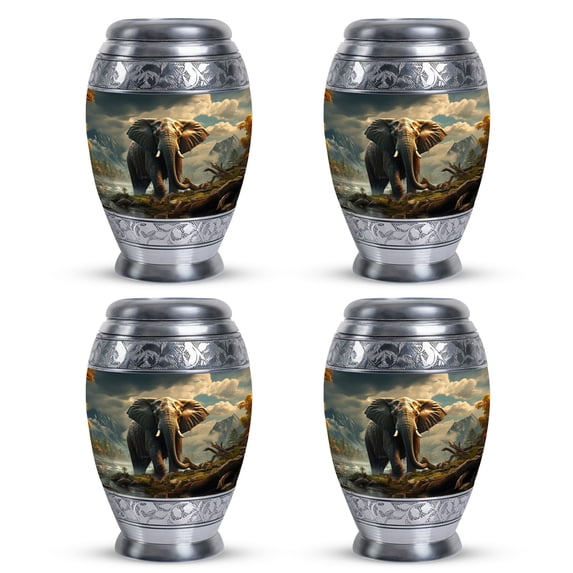 Small Urn For Ashes - Cremation Urn Human Ashes - Ashes Urns Human Remains - Funeral Ashes Container - Burial Urns For Ashes - Urn - Keepsakes For Ashes (Size -3inch,4pcs)