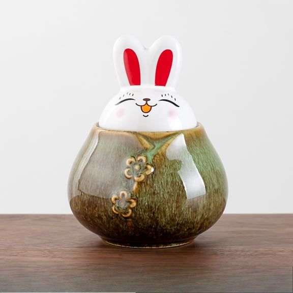 Small Urn - Ceramic Adult Dog and Cat Cremation Urn, Miniature Memorial Funeral Urn for Sharing Ashes