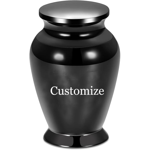 Small Urns Cremation Urns for Human Ashes Mini Keepsake Urns for Ashes Stainless Steel Small Memorial Urn(Customize)