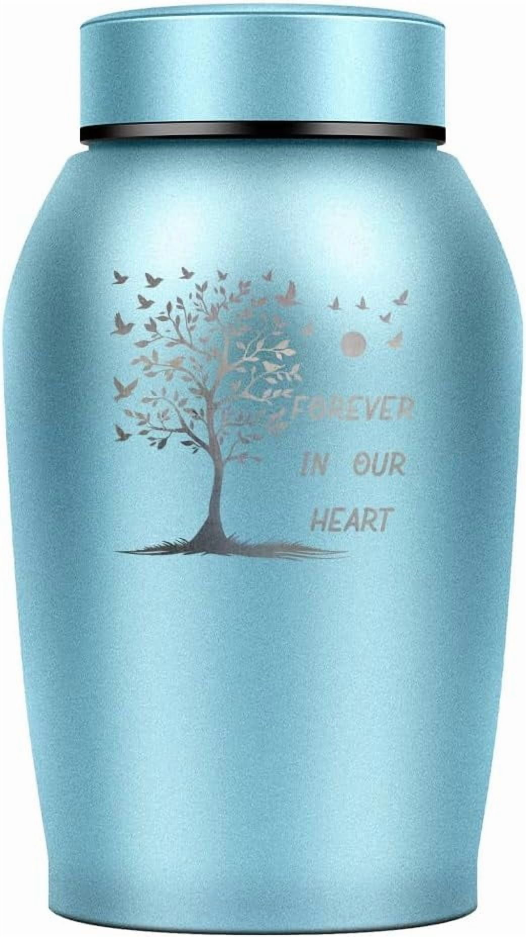 SHEIL Memorial Ash Keepsake met hoge Poolse crematie Urn houder voor as crematie sieraden voor huisdier/menselijke as Urn 1,61 x 1,1 inch