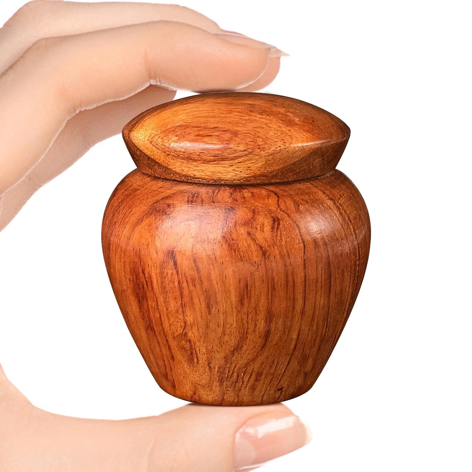 Small Urns for Human Ashes, Keepsake Urns Pet Ashes, Mini Wood Grain