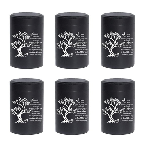 Small Urns for Human Ashes Set of 6 Mini Urn for Ashes 3 inches Keepsake Urns for Ashes for Sharing Small Keepsake Urns Memorial Ashes Holder