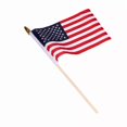 thumbnail image 1 of Small Us Flags Mini American Flag On Stick 4" X 6" - Small Mini American Flags, 1 of 6
