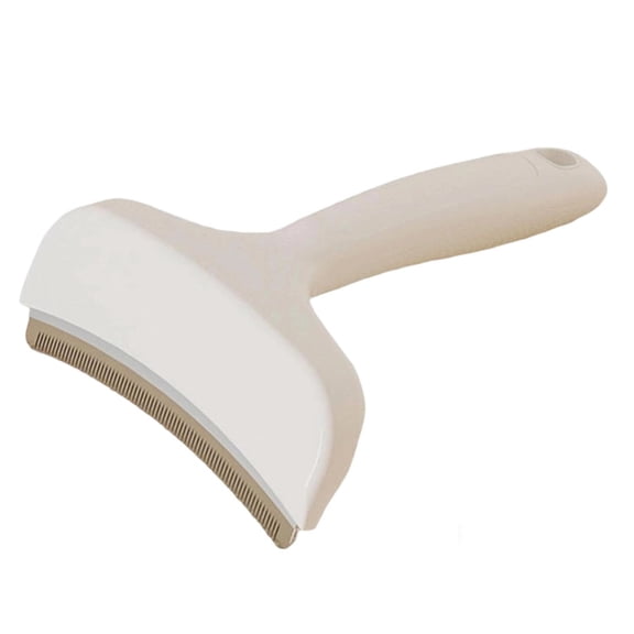 Small V-Shaped Hair Removal Comb with Handle, Compact Teeth Grooming Brush for Pet Human Hair, Efficient Deshedding Tool for Cats Dogs Daily Grooming Shedding Control