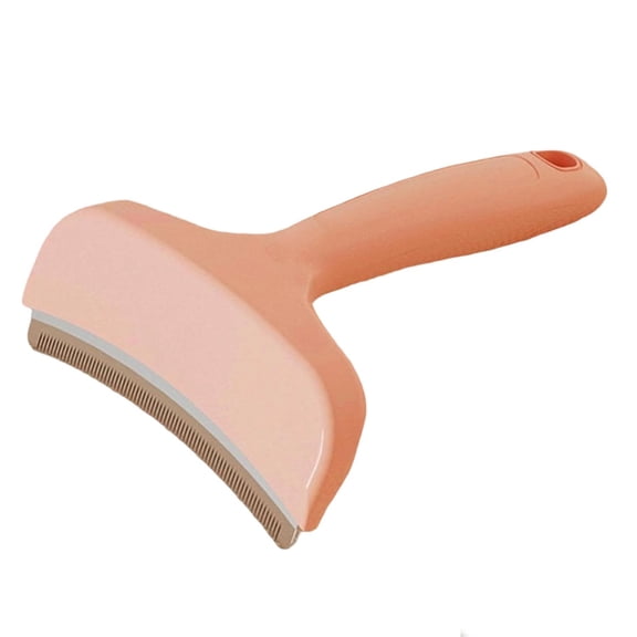Small V-Shaped Hair Removal Comb with Handle, Compact Teeth Grooming Brush for Pet Human Hair, Efficient Deshedding Tool for Cats Dogs Daily Grooming Shedding Control