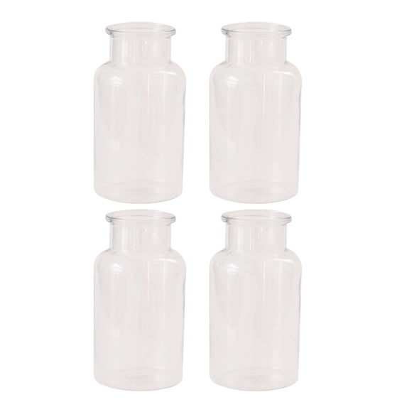 Small Vases for Flowers,Mini Clear Glass Bud Vases,Mini Flower Vase for Wedding Table Centerpiece Home Decor,Housewarming Gift