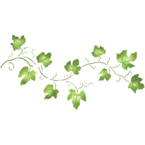 Small Vine Wall Stencil Reusable DIY Art Craft Crafting Border