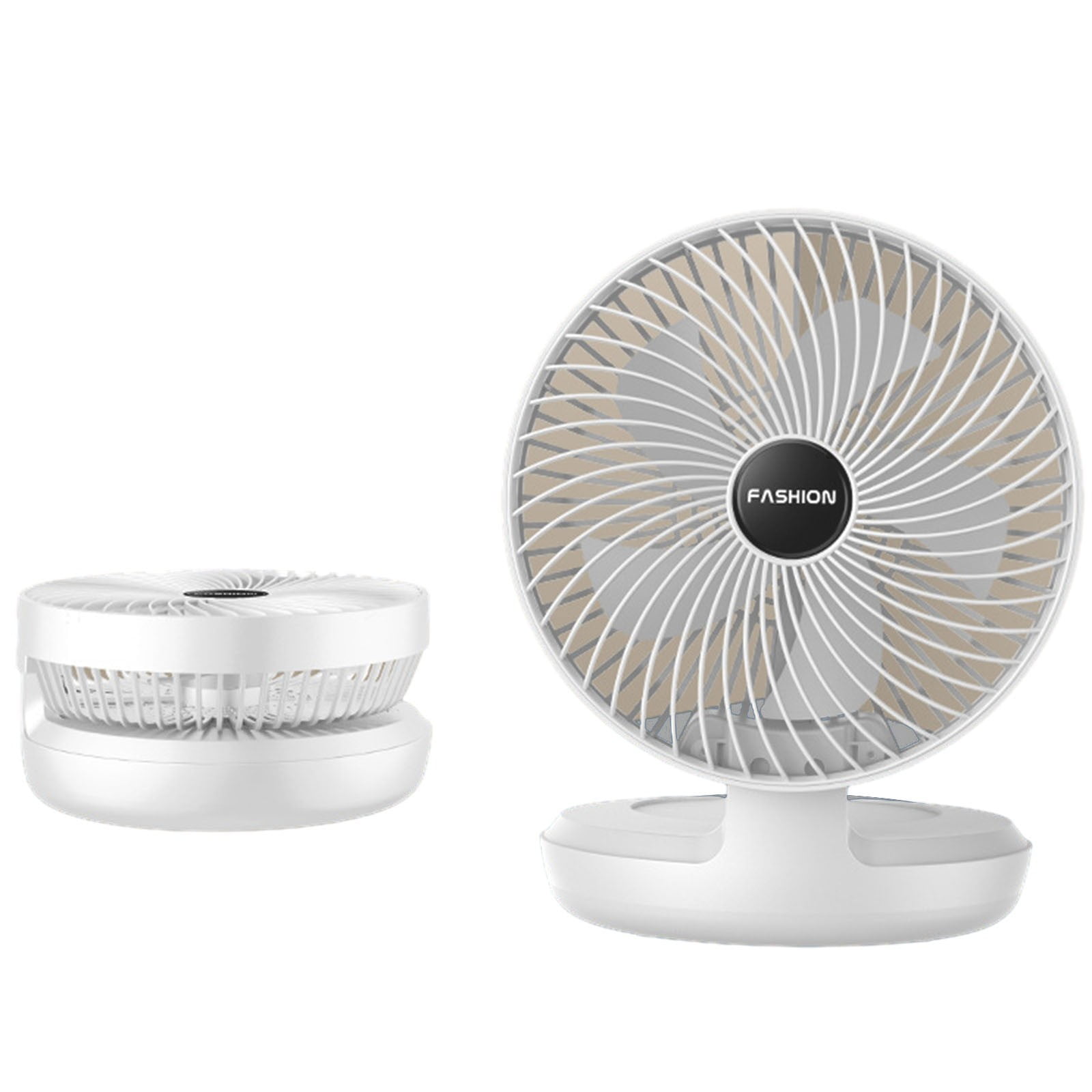 Small Wall Mounted Fan, Wireless USB Charging Fan with Hanger