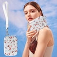 thumbnail image 1 of Small Wallet Cherry Print, Wristlet Wallets for Women Detachable Dual Pouch Keychain Wristlet Wallet,Portable Waterproof Wristlet Pouch With Clear Card Slot Cute Coin Purse, 1 of 4