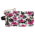 thumbnail image 1 of Small Wallet For Women Bifold Leather Pocket Coin Credit Card Holder With RFID Blocking Flowers Pattern, 1 of 6