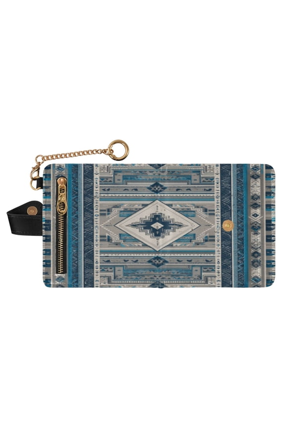 Small Wallet For Women Bifold Leather Pocket Coin Credit Card Holder With RFID Blocking Intricate Design