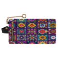 thumbnail image 1 of Small Wallet For Women Bifold Leather Pocket Coin Credit Card Holder With RFID Blocking Mexican Pattern, 1 of 6