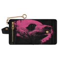 thumbnail image 1 of Small Wallet For Women Bifold Leather Pocket Coin Credit Card Holder With RFID Blocking Panda Side Face, 1 of 6