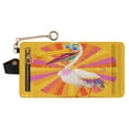 thumbnail image 1 of Small Wallet For Women Bifold Leather Pocket Coin Credit Card Holder With RFID Blocking Pelican with An Open Beak, 1 of 6