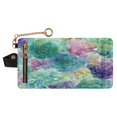 thumbnail image 1 of Small Wallet For Women Bifold Leather Pocket Coin Credit Card Holder With RFID Blocking Succulent Plant Pattern, 1 of 6