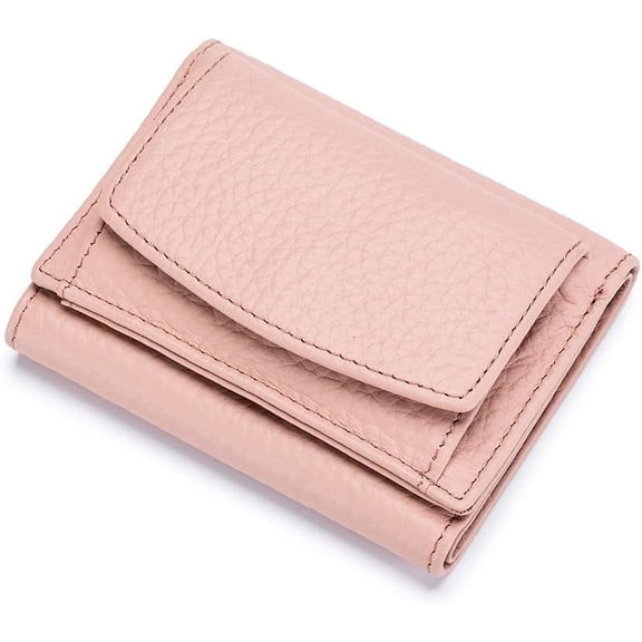 Small Wallet For Women RFID Leather Compact Card Wallets Womens Thin Front Pocket Purse (Light Green)