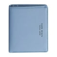 thumbnail image 1 of Small Wallet for Women,Bifold Compact Breathable Wallet with Card Holder,Wallet Women Rfid Blocking Small Compact Bifold Luxury Leather Pocket Wallet Ladies Mini Purse with ID Window(Blue), 1 of 5