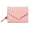 thumbnail image 1 of Small Wallet for Woman,Slim Purse Small Synthetic Leather Wallet with Card Holder Zipper Coin Purse for Ladies,Pink, 1 of 4