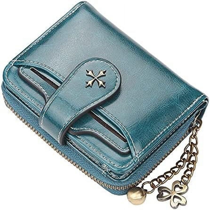 Small Wallet for Women Zip Bifold Vintage Wallet Goth Purse