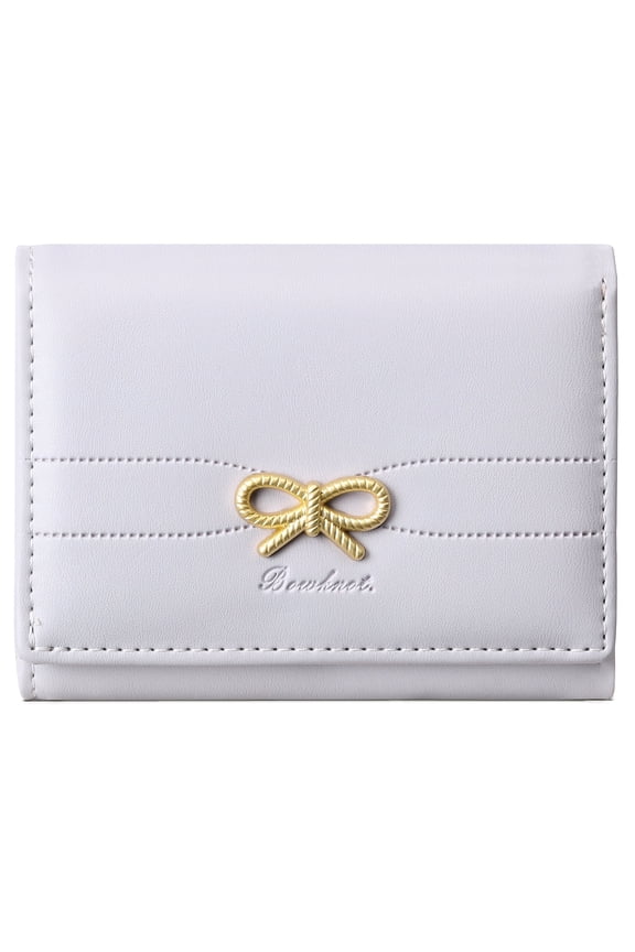 Small Wallets Cute Coquette Bow Wallet ID Credit Card Holder for Women Girls