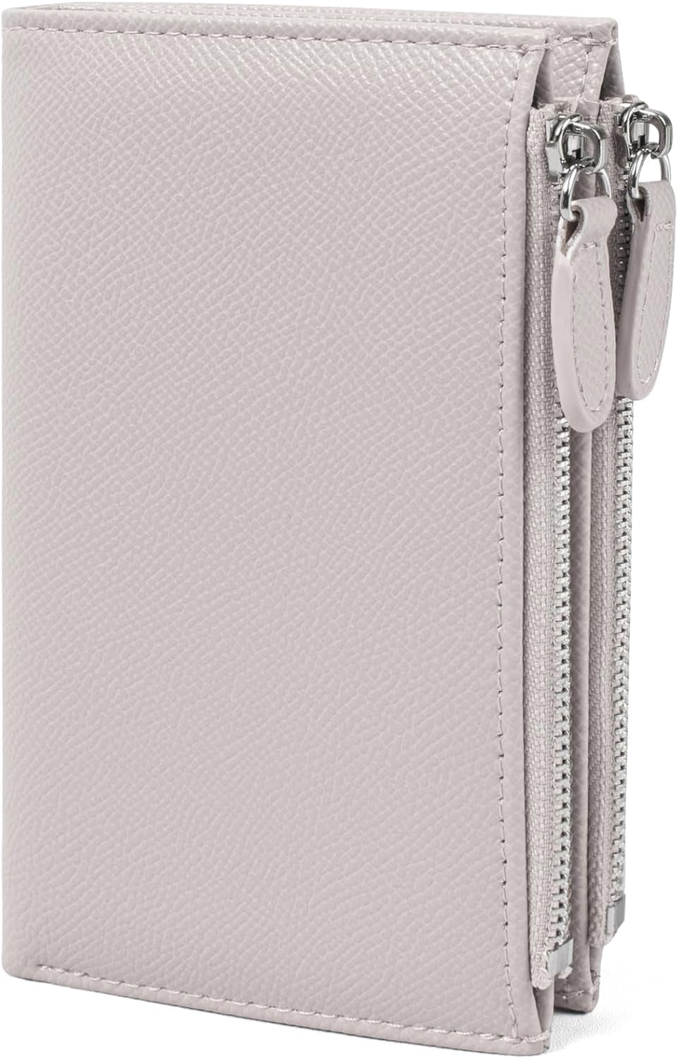 Small Wallets for Women Leather RFID Blocking Bifold Zipper Coin Pocket ...