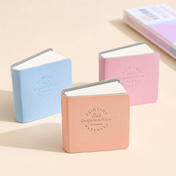 Small Watercolor Sketchbook - 3 Pcs Hardback Journal Notebook, Pocket Art Sketchbooks Portable Sketch Books Journal Note Pads, Travel Journal Bulk Artist Drawing Pad for Work Art Students