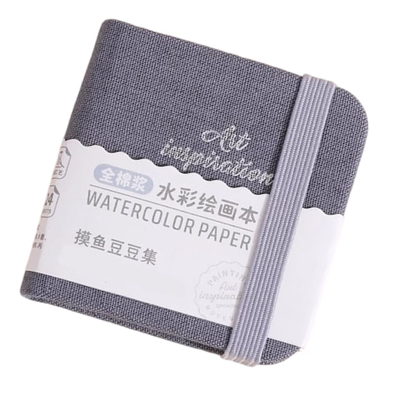 Small Watercolor Sketchpad 24 Sheets Hardcover Artists Watercolor Paper for Travel Drawing
