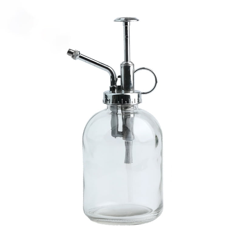 Small Watering Cans for House Plant Garden Flower, Spout Water Can for Outdoor Watering Plants 350ML (Silver)