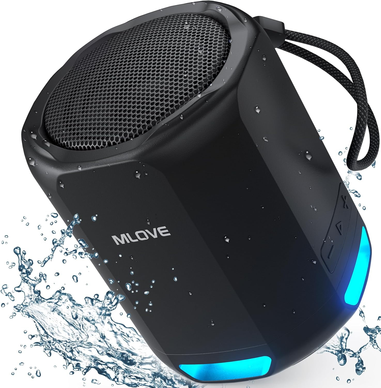 Small Waterproof Bluetooth Speaker, 20W Portable Loud Bass Speakers