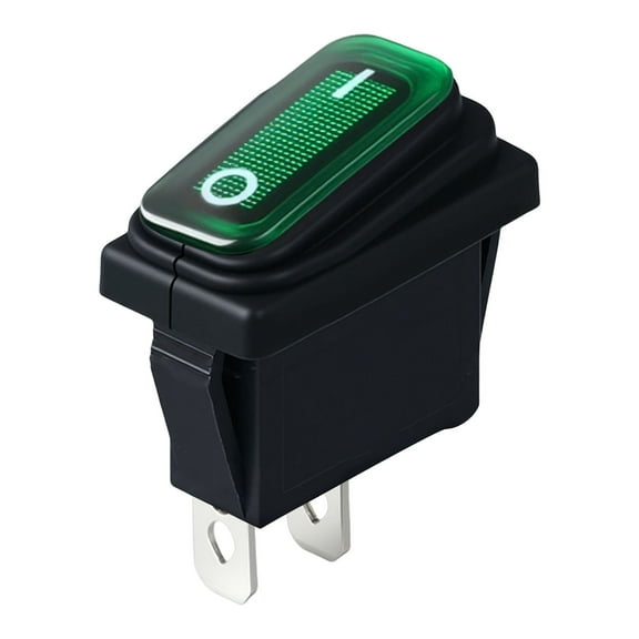 Small Waterproof Electrical Switches 2 Pin Button Switches Miniature Toggle Switches Easy to Use for Outdoor Equipment