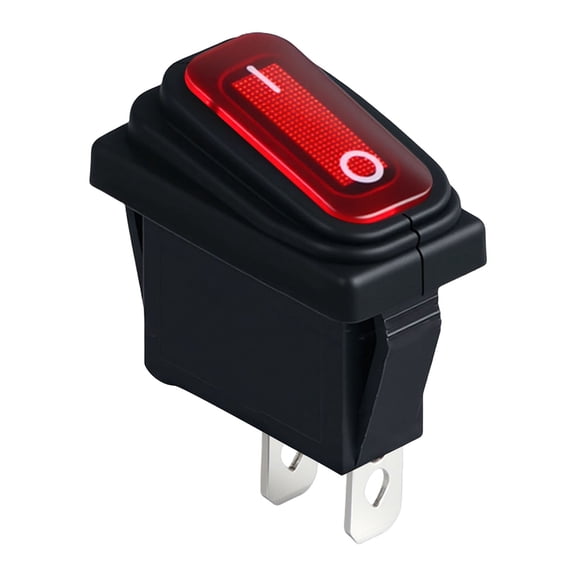 Small Waterproof Electrical Switches 2 Pin Button Switches Miniature Toggle Switches Easy to Use for Outdoor Equipment