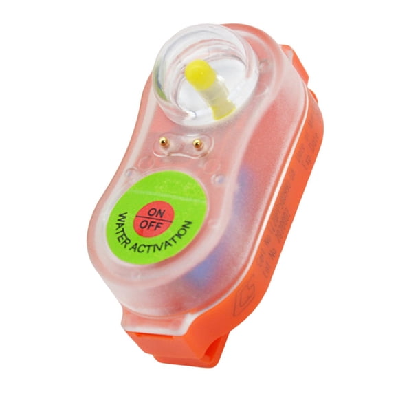 Small Waterproof Strobe Positioning Lights Plastic Lamp for Life Vests Safety