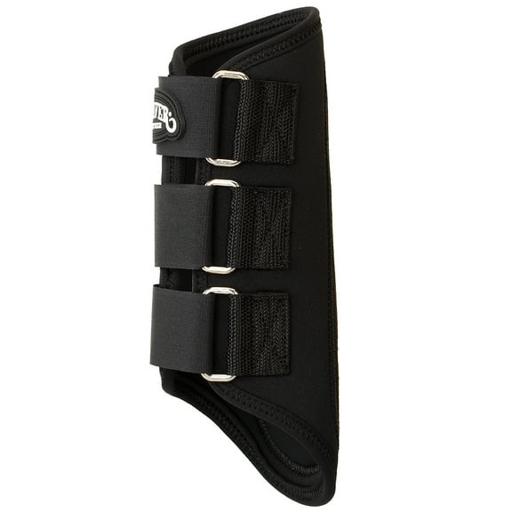 Small Weaver Horse Splint Boots Pair Neoprene Suede Padding Black