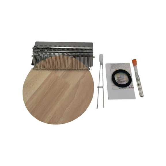 Small Weaving Loom Kit with 41 Needles Mini Darning Loom Speedweve Type Weave Tool Beginners Quickly Mending Loom Machine DIY Weaving Arts for Jeans Socks and Clothes