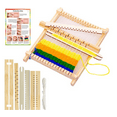 thumbnail image 1 of Small Weaving Loom Kit, Wooden Multi-Craft Small Loom Kit DIY Hand-Knitting Weaving Machine for Weave Board Weaver Tapestry Adult Beginner, 1 of 7