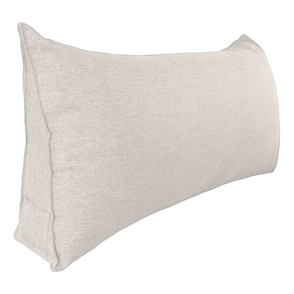 Small Wedge Pillow Headboard Reading Pillow for Sitting Up in Bed Adult Backrest Triangle Bolster Pillow for Couch Daybed Cushion Lumbar Body Support Leg Positioning, 20 * 35 * 7.8in