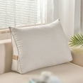 thumbnail image 1 of Small Wedge Pillow Headboard Reading Pillow for Sitting Up in Bed Adult Backrest Triangle Bolster Pillow for Couch Daybed Cushion Lumbar Body Support Leg Positioning, 20 * 31.5 * 7.8in, 1 of 4