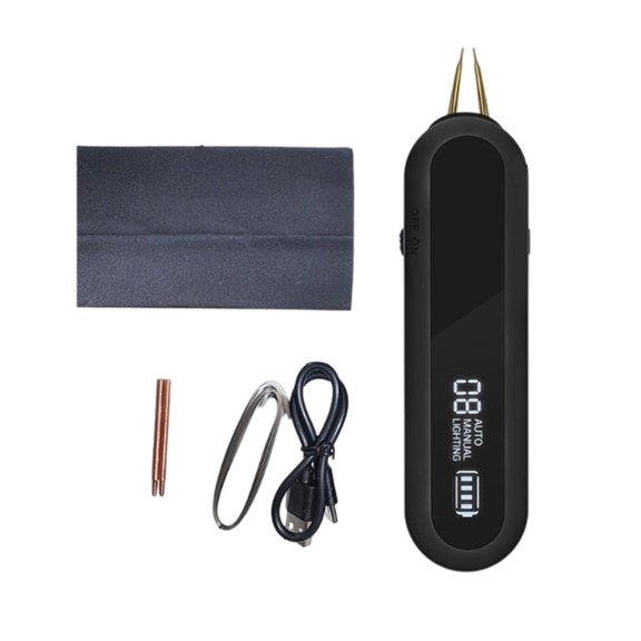 Small Welding Tool 12 Levels Modifiable Auto Manual Modes Replaceable Conclusions LED Light Metal Welding