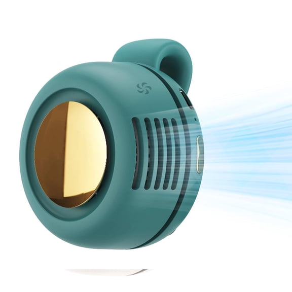 Small Whirlwind Clip Waist Neck Fan, Portable Spin 360 Fan, Mini Clip On Personal Fan with Adjustable for Travel Outdoor Use