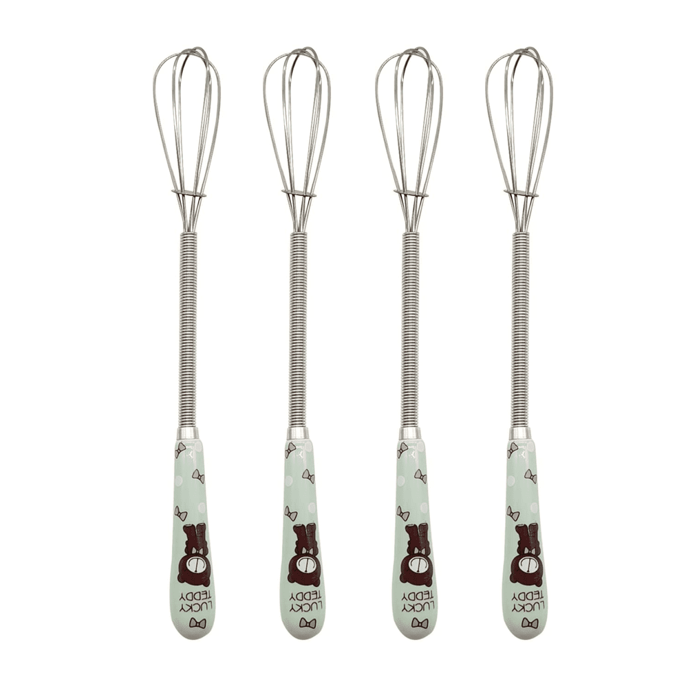 Small Whisks Stainless Steel Handle Mini Tiny Mixing Balloon Wire