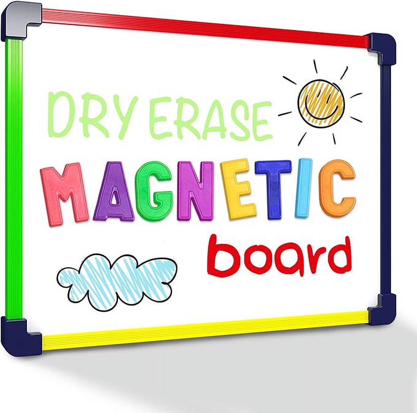 Nicpro Dry Erase Whiteboard, 12 x 16 inch Double Sided Large Magnetic
