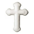 thumbnail image 1 of Small White Cross Molded Sugar Cake/Cupcake Decorations - 12 ct, 1 of 1